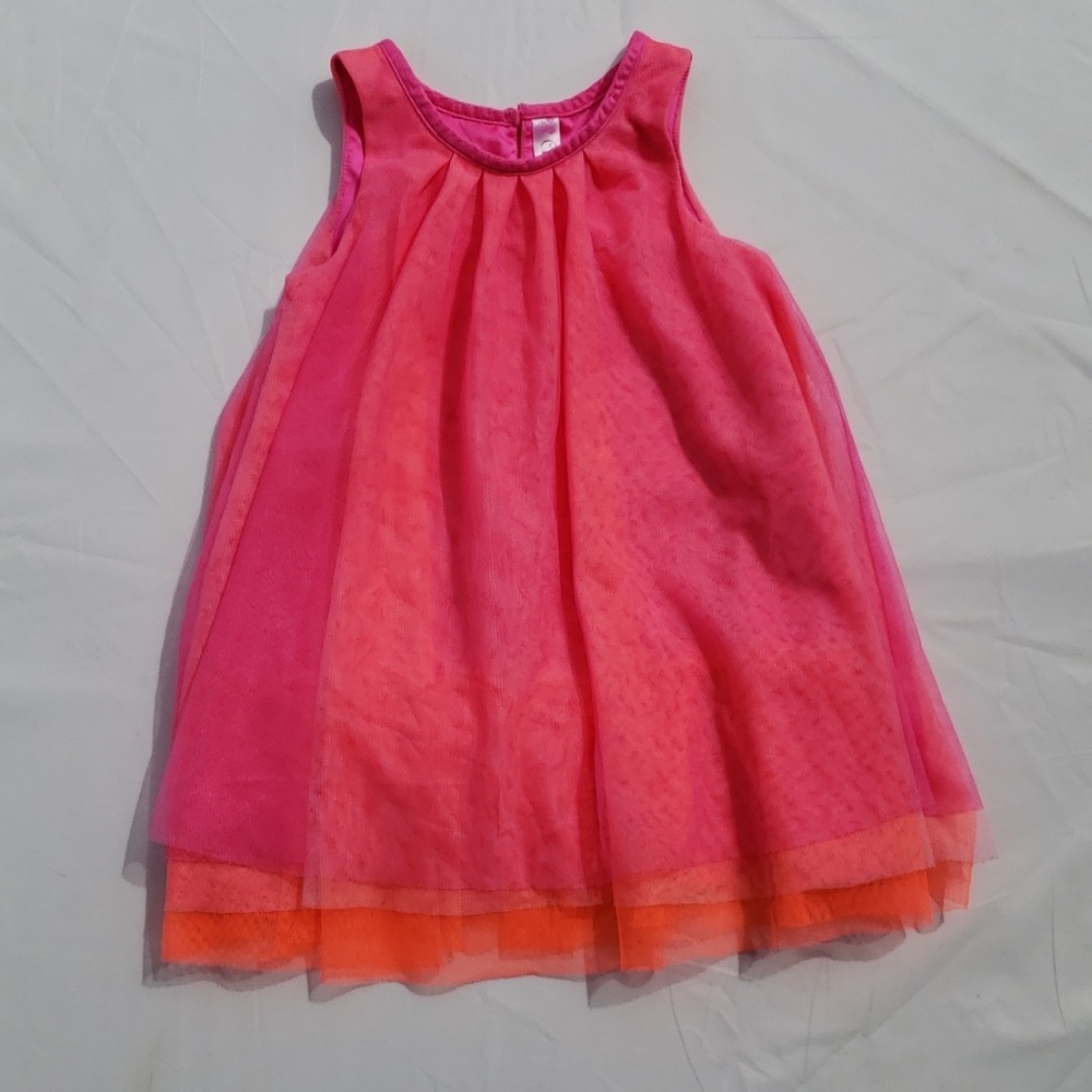 Girls Toddler Cherokee Layered Sleeveless Dress 4T